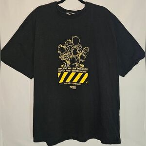 Vincent Van Vase With Fifteen Sunflowers Oversized Short Sleeve Tee Size LARGE